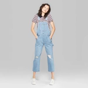 ISO!!! Distressed denim overalls from Target